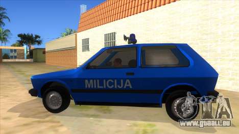 Yugo Koral Police für GTA San Andreas