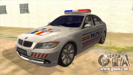 BMW 330XD Romania Police pour GTA San Andreas