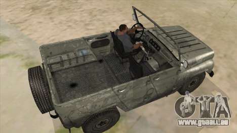 UAZ-469 Old Green Rust pour GTA San Andreas