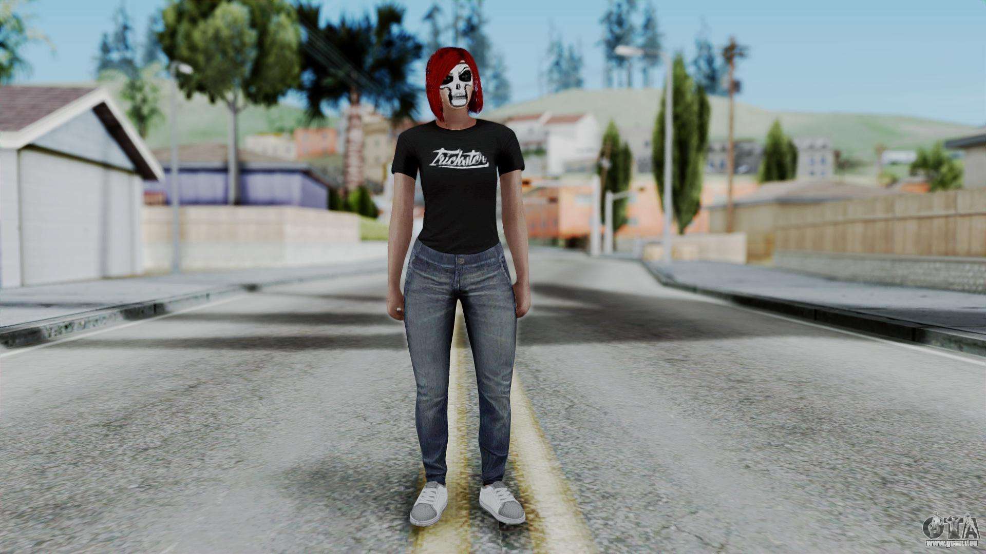 Female Skin  2 from GTA  5  Online pour GTA  San Andreas
