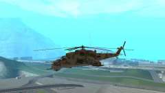 Un Mi-24 Au Crocodile pour GTA San Andreas