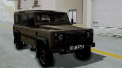 Land Rover Defender Vojno Vozilo pour GTA San Andreas