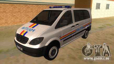 Mercedes Benz Vito Romania Police für GTA San Andreas