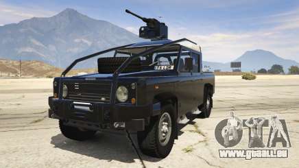 Land Rover 110 Pickup Armoured pour GTA 5