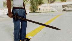 Skyrim Iron Sword pour GTA San Andreas