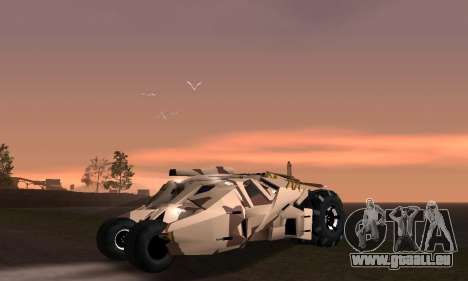 Army Tumbler Gun Tower from TDKR pour GTA San Andreas