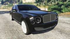 Bentley Mulsanne 2010 pour GTA 5