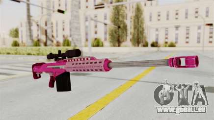 GTA 5 Heavy Sniper Pink pour GTA San Andreas