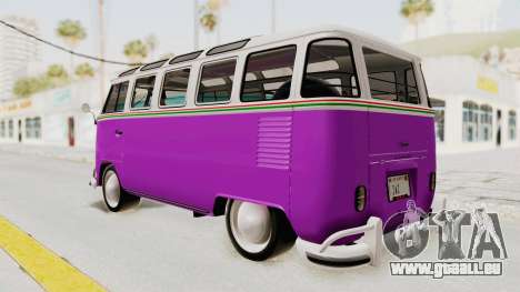 Volkswagen T1 Station Wagon De Luxe Type2 1963 pour GTA San Andreas