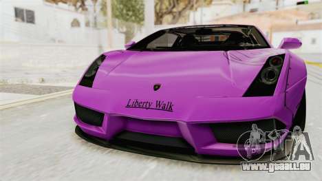 Lamborghini Gallardo 2015 Liberty Walk LB pour GTA San Andreas