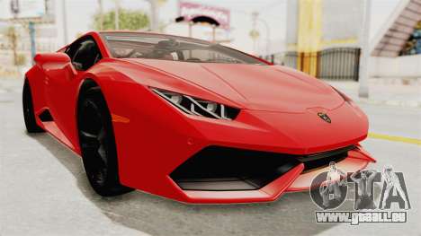 Lamborghini Huracan 2014 Stock pour GTA San Andreas