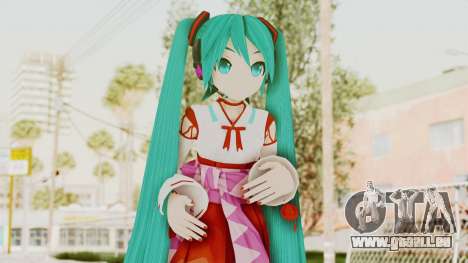 Project Diva F2nd - Hatsune Miku (Shrine Maiden) für GTA San Andreas