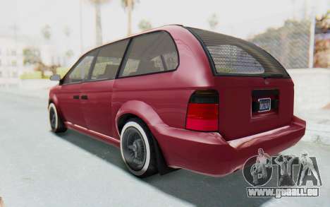 GTA 5 Vapid Minivan Custom without Hydro pour GTA San Andreas