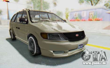 GTA 5 Vapid Minivan Custom without Hydro IVF pour GTA San Andreas