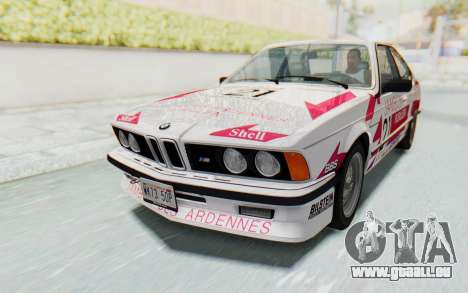 BMW M635 CSi (E24) 1984 IVF PJ2 pour GTA San Andreas