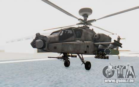 AH-64 Apache Desert für GTA San Andreas