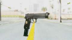 Tariq Iraqi Pistol Back v1 Silver Long Ammo pour GTA San Andreas