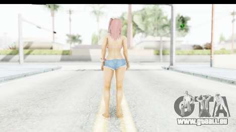 Honoko in Shorts Transparent Shredded Top für GTA San Andreas