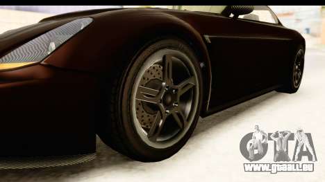GTA 5 Dewbauchee Rapid GT SA Style pour GTA San Andreas