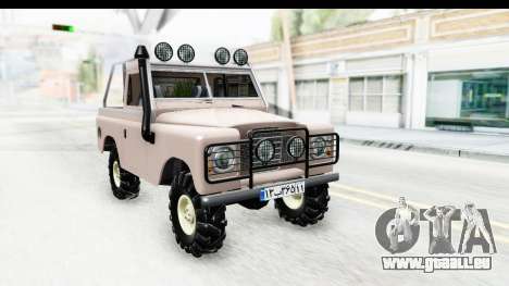 Land Rover Pickup Series3 pour GTA San Andreas