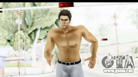 Yakuza 5 Kazuma Kiryu Topless Tatoo für GTA San Andreas