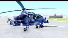 Denel AH-2 Rooivalk Blue pour GTA San Andreas