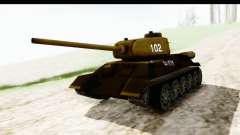 T-34-85 Rudy 102 pour GTA San Andreas