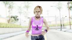 Silent Hill 3 - Heather Sporty Neon Pink für GTA San Andreas