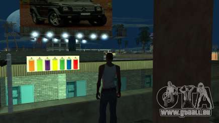 Farbe der garage für GTA San Andreas