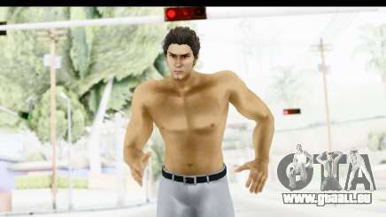 Yakuza 5 Kazuma Kiryu Topless Tatoo für GTA San Andreas