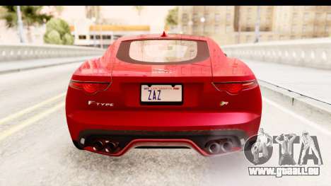 Jaguar F-Type R Coupe 2015 pour GTA San Andreas