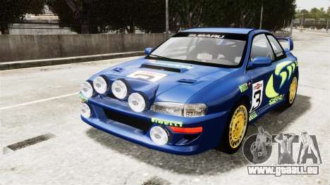 Subaru Rally WRC Impreza 98 v8 pour GTA 4