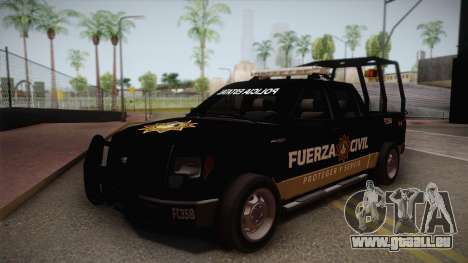 Ford F-150 de la Fuerza Civil de Nuevo Leon für GTA San Andreas