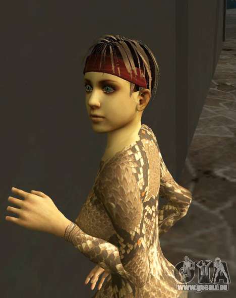 Rebecca Chambers Snake Battlesuit v1 für GTA San Andreas