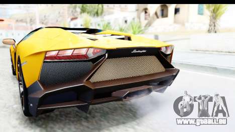 Lamborghini Aventador LP720-4 Roadster 2013 pour GTA San Andreas