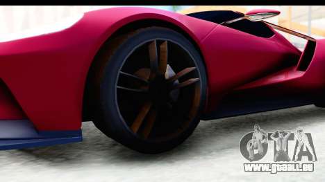 Ford GT 2016 für GTA San Andreas