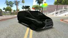 Mercedes-Benz Vito чёрный pour GTA San Andreas