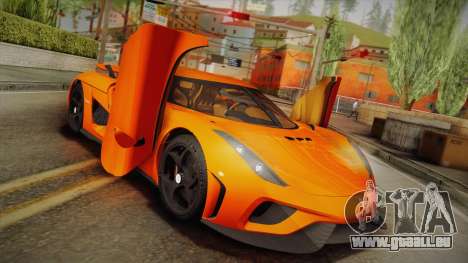 Koenigsegg Regera 2016 Bonus pour GTA San Andreas