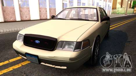 Ford Crown Victoria Unmarked 2009 pour GTA San Andreas