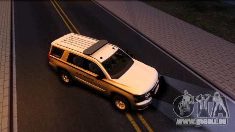 2015 Chevy Tahoe San Andreas State Trooper pour GTA San Andreas