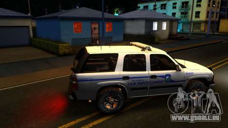2004 Chevy Tahoe State Wildlife pour GTA San Andreas