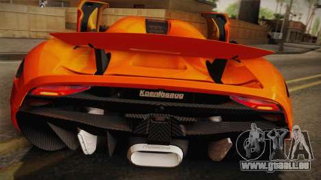 Koenigsegg Regera 2016 Bonus pour GTA San Andreas