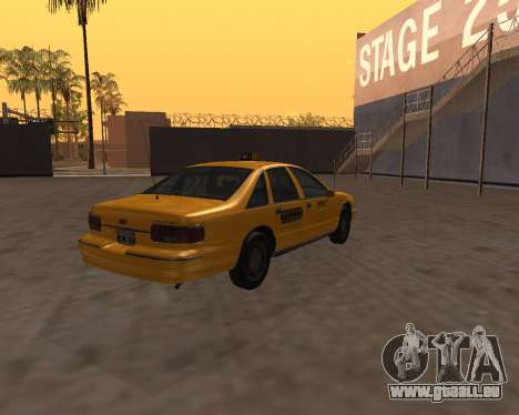 Chevrolet Caprice Taxi Kaufman pour GTA San Andreas