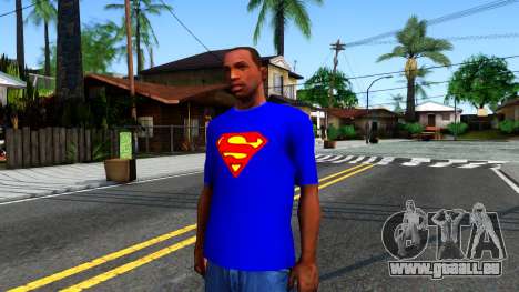 T-Shirt SuperMan für GTA San Andreas