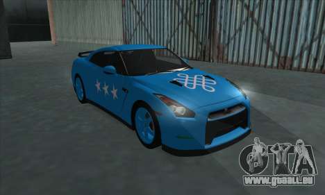 Nissan GTR Égoïste 2011 (le Drapeau du khanat Ka pour GTA San Andreas