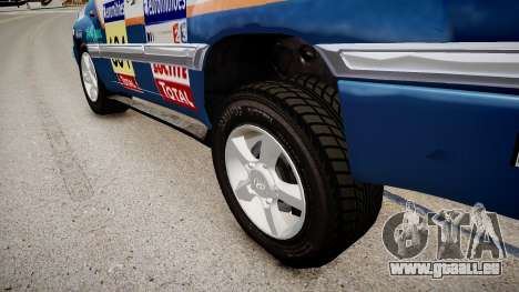 Toyota Land Cruiser GINAF Dakar Service Car pour GTA 4