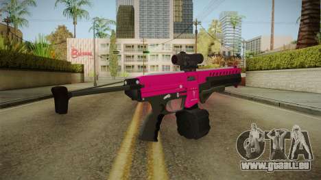 GTA 5 Combat PDW Pink für GTA San Andreas