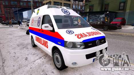 Volkswagen T5 Polish Ambulance pour GTA 4