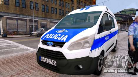 Ford Transit Polish Police 2015 für GTA 4