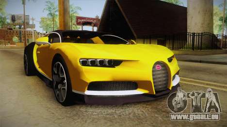 Bugatti Chiron 2017 v2 für GTA San Andreas
